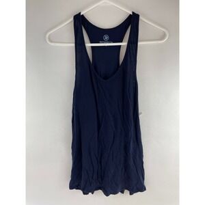 Refinery29 Athletic Tank Top Womens Size Small Navy Blue Racerback Sleeveless